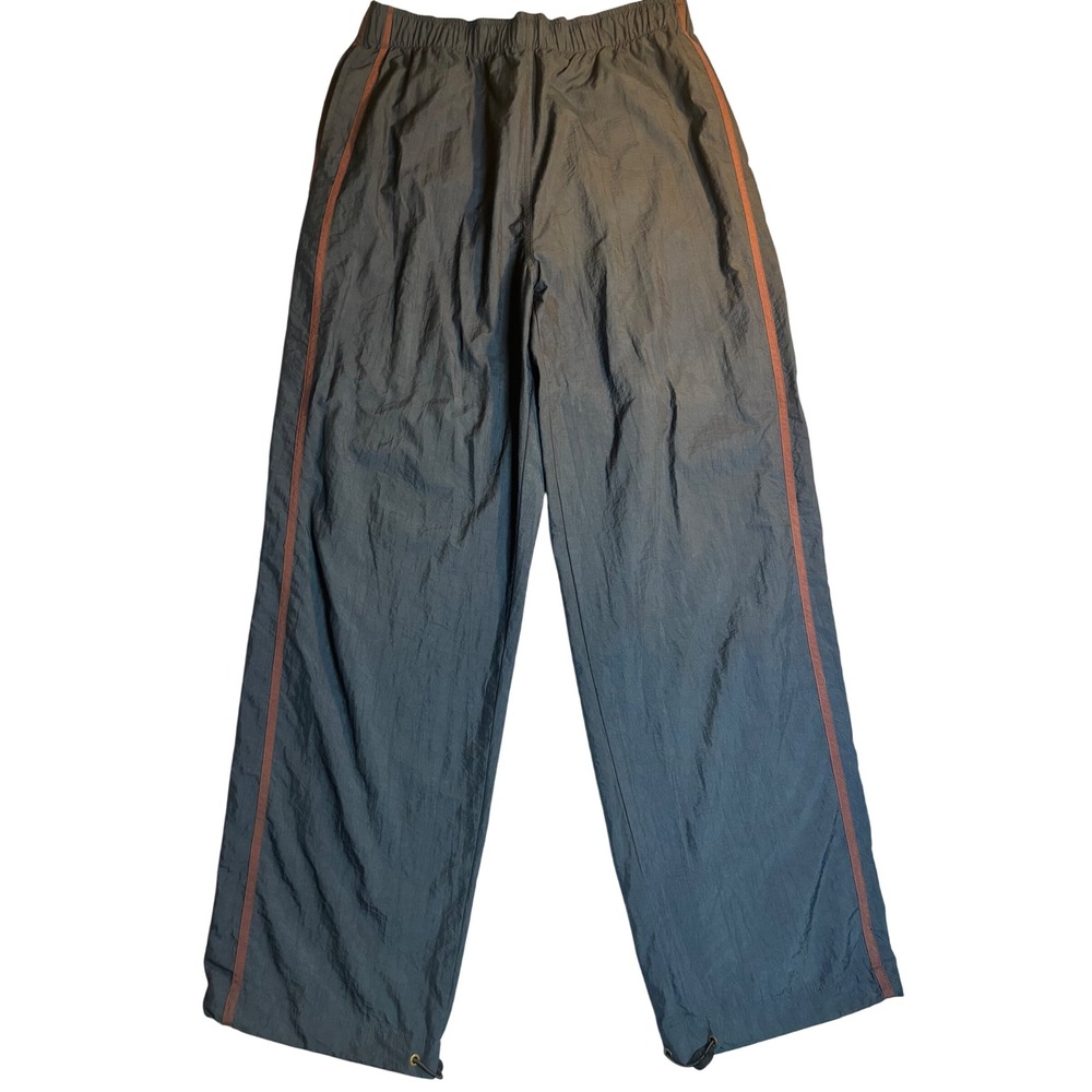 Timberland Track Pants Mens Navy Blue Excellent Nylon Side Stripe Large